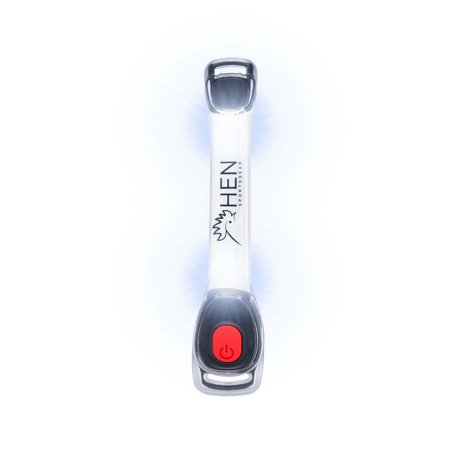 Oplaadbare LED armband rood voor veiligheid tijdens outdoor activiteiten