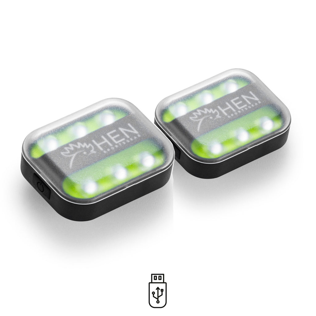 Multifunctionele clip-on verlichting zaklamp set van 2 stuks voor hardlopen en fietsen