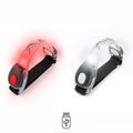 LED armband verlichting USB oplaadbaar 2 stuks rood en wit voor hardlopen en fietsen