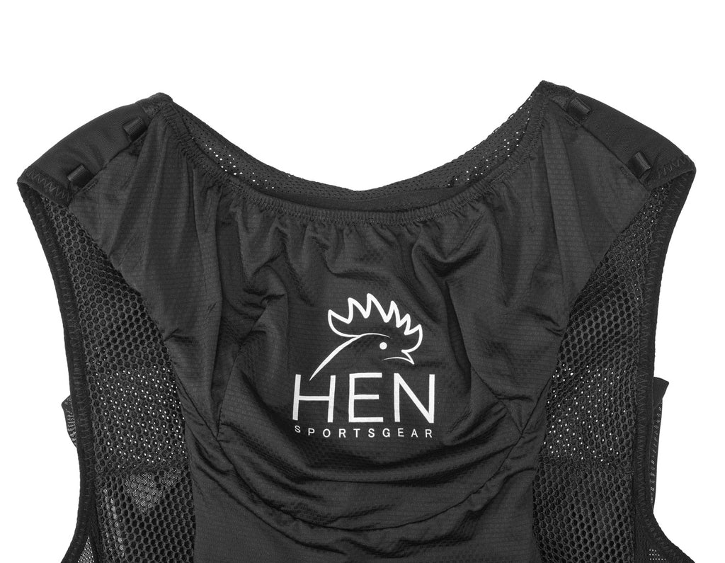 Hardlooprugzak met ruimte voor waterzak en waterflessen, ideaal voor lange afstanden