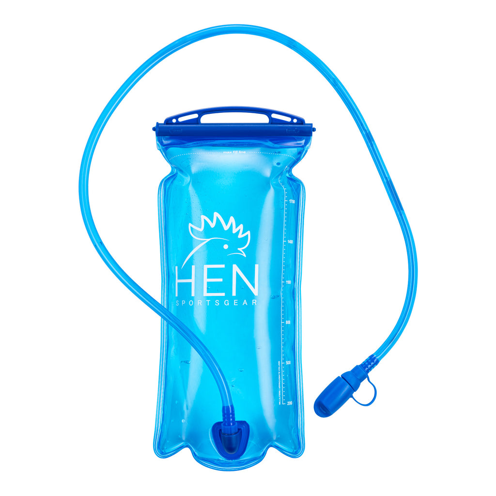 Waterzak 2 liter met slang en drinksysteem voor trailrunning en hardlopen