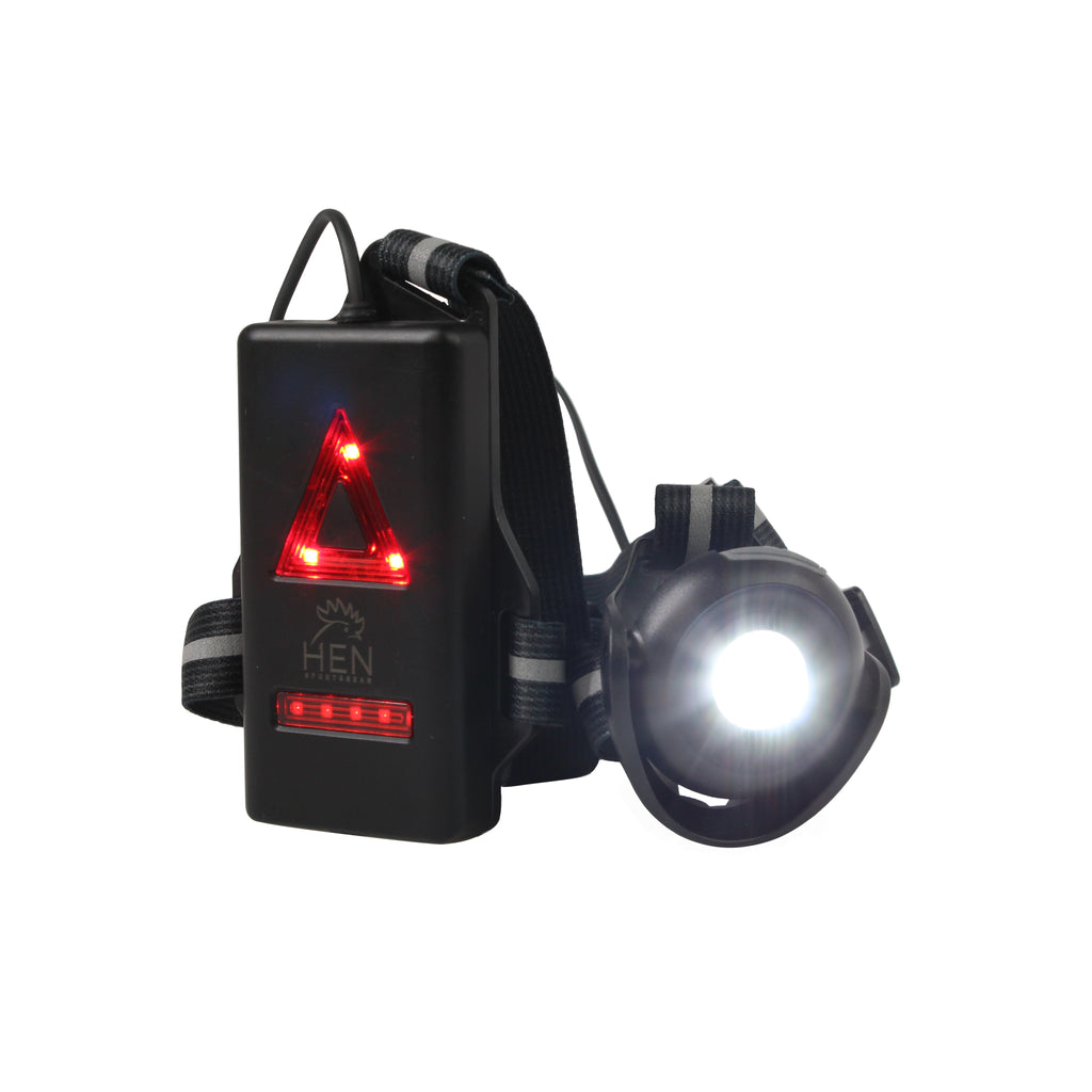 LED borstlamp met verstelbare lichtbundel voor trail running