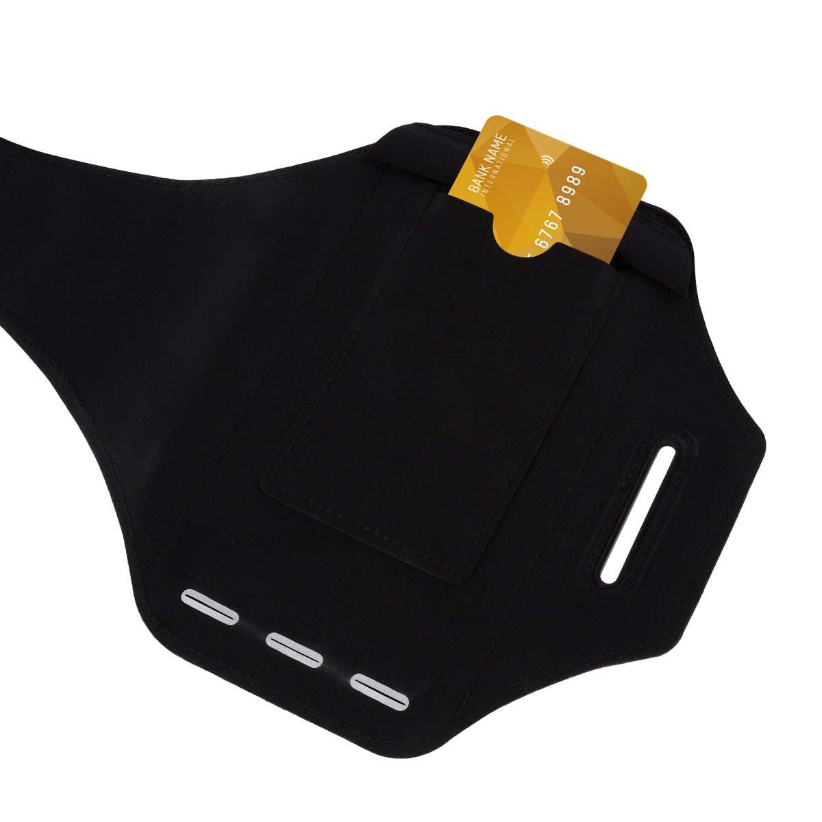 Telefoonarmband hardloopband met sleutel en kaarthouder voor veilig sporten