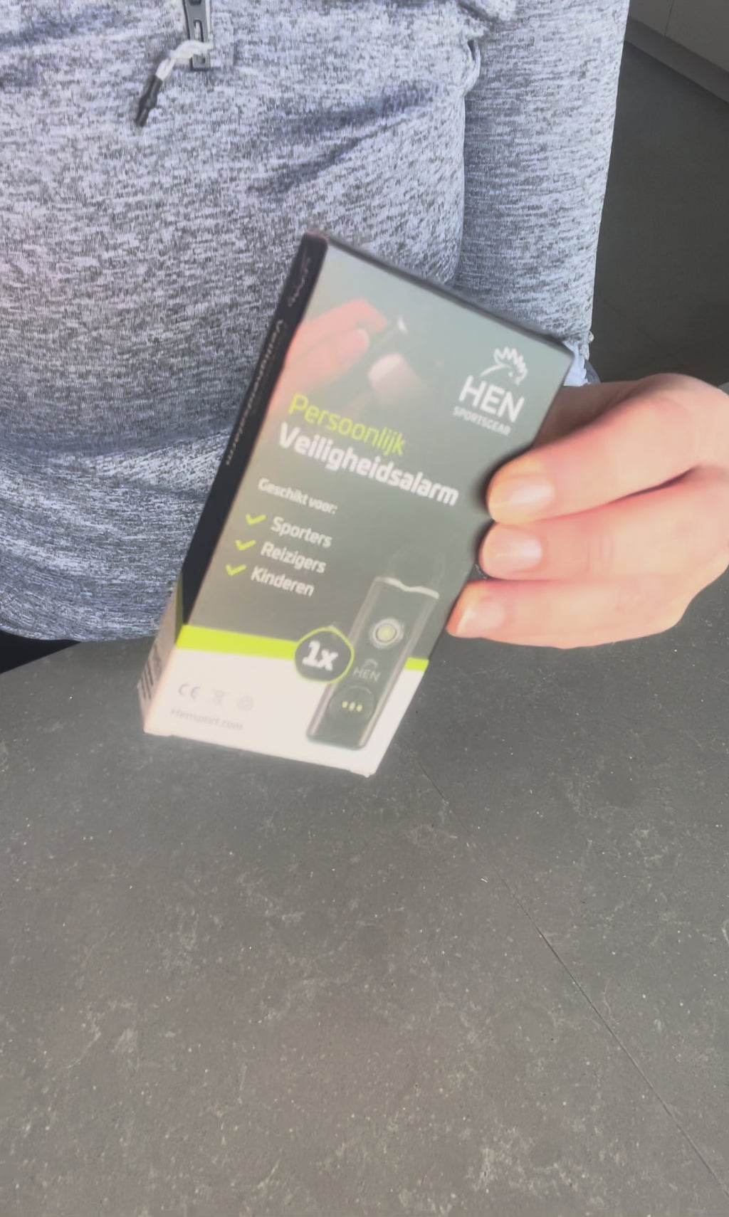 Personenalarm – Selbstverteidigungs-Schlüsselanhänger mit LED-Beleuchtung